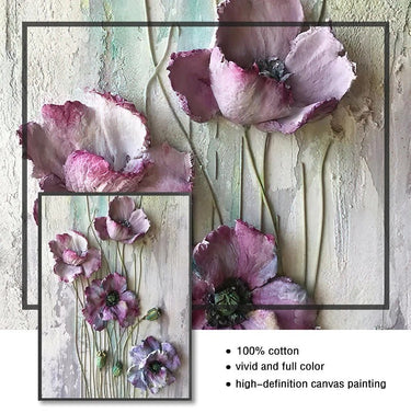 Elegant Scandinavian Flower Canvas Art - InspiredGrabs.com